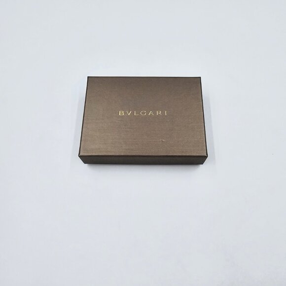 Bvlgari Bvlgari MAN Business Card Holder Leather Black Buglari New with Tags - Picture 11 of 12